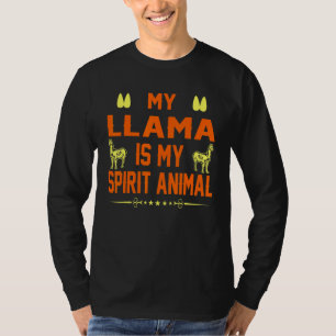 Llama ist mein Geist Tierliebhaber T-Shirt