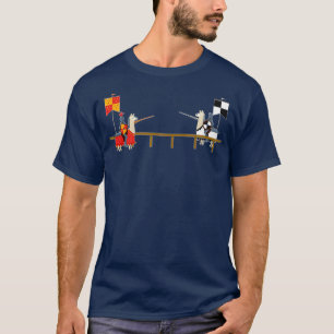 Llama    JoustingFunny Medieval Knight Lance T-Shirt