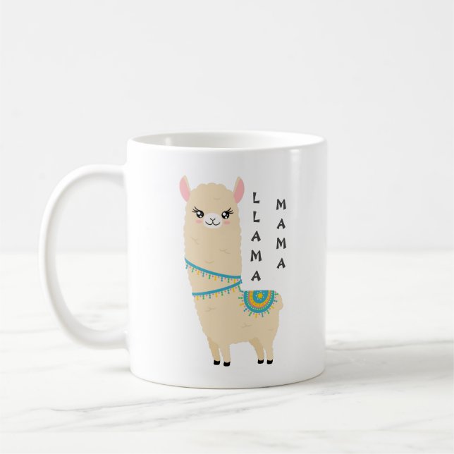 Llama Kaffeetasse (Links)