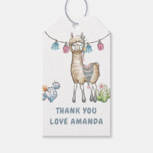 Llama Kindergeburtstag Party Geschenkanhänger