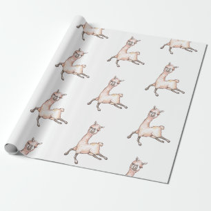 Llama Kindergeburtstagsfeier Geschenkpapier