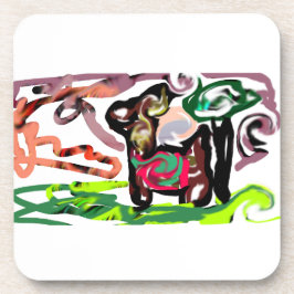 Llama Lazy Getränkeuntersetzer