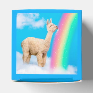 Llama Licking Rainbow Geschenkschachtel