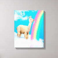 Llama Licking Rainbow
