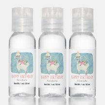 Llama Liebe Watercolor Niedliche Geburtstag Party