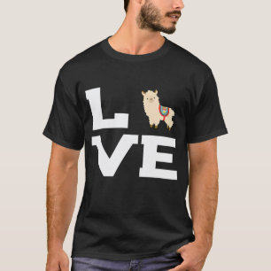 Llama Liebhaber Valentinstag T-Shirt