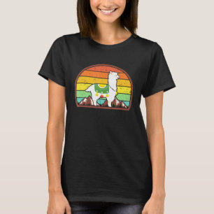 Llama Liebhaber Vintage Retro Llama T-Shirt