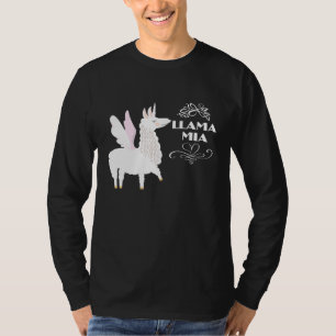Llama Llama Mia Mama Mia Kostüm für Alpaka T-Shirt