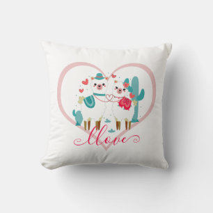 Llama Llove Kissen