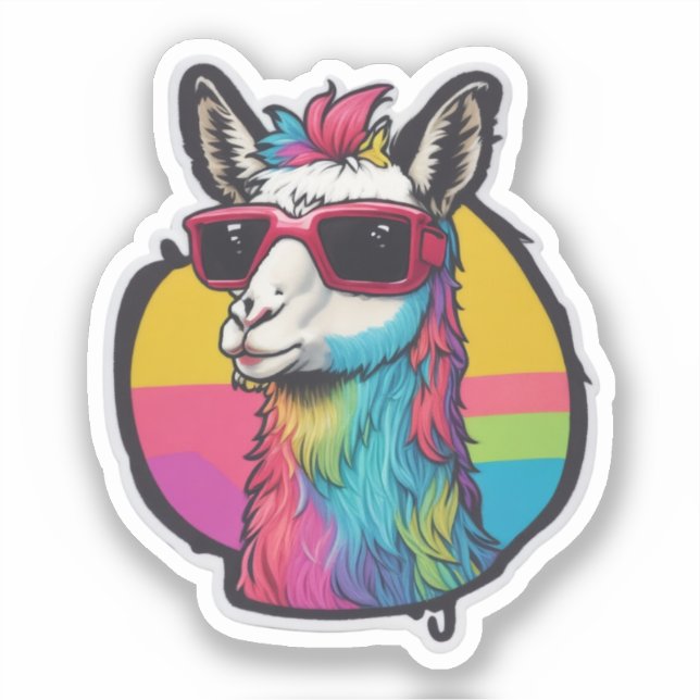Llama Lovers Unite Shop unseren Aufkleber (Vorderseite)
