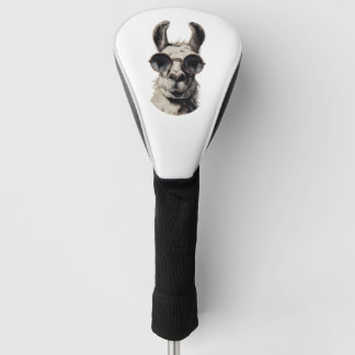 Llama Lustiges Gesicht Golf Headcover