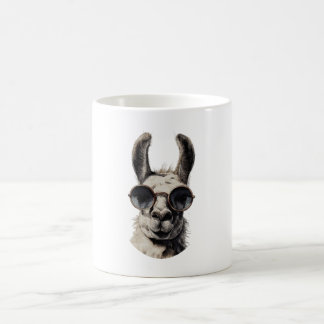 Llama Lustiges Gesicht Kaffeetasse