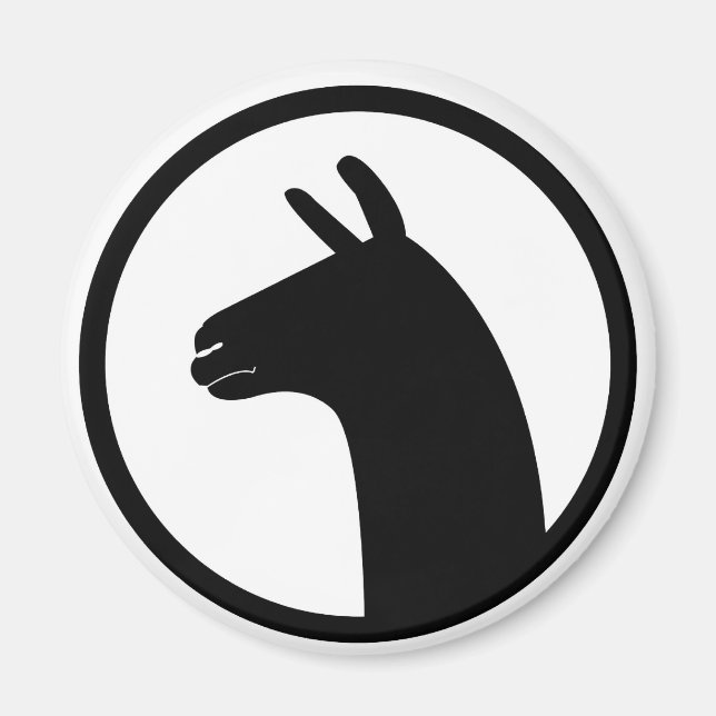 Llama Magnet - Smooth (Vorne)