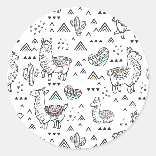 Llama Mama Sticker (Vorderseite)