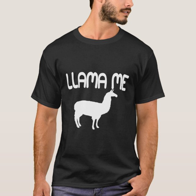 Llama Me nenne mich Trendy T-Shirt (Vorderseite)