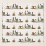 Llama Meadow Chiffon Scarf (Farbe auswählen) Schal<br><div class="desc">Llamas und Alpacas</div>