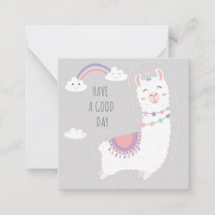 Llama Mitteilungskarte