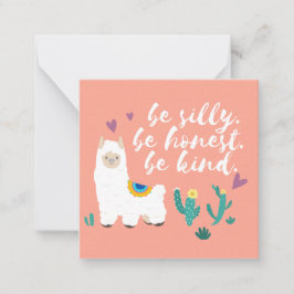 Llama Mitteilungskarte