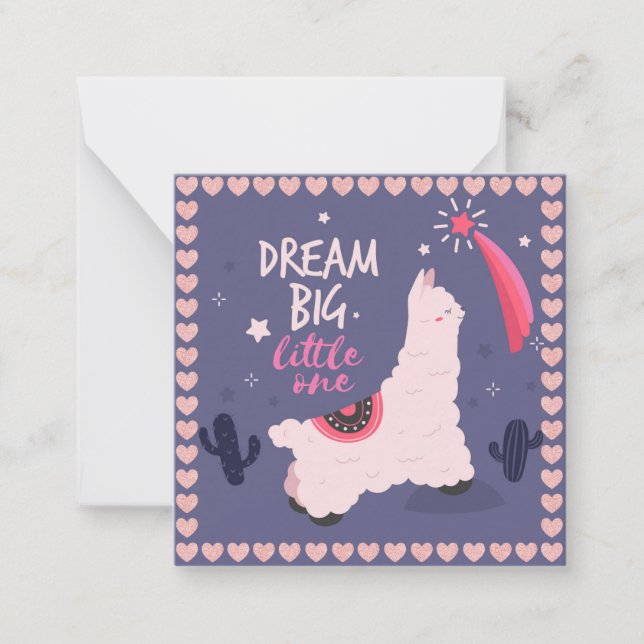 Llama Mitteilungskarte (Vorderseite)