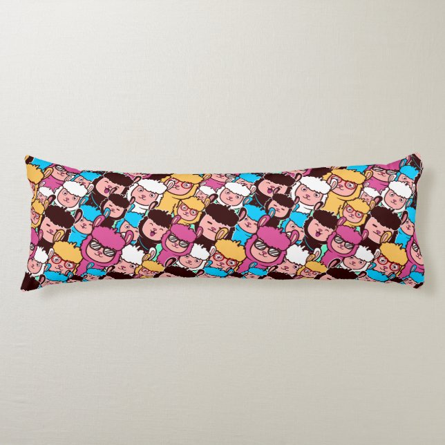 Llama Muster Kissen (Vorderseite)