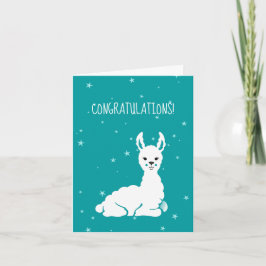 Llama New Baby gratuliert Cards Feiertagskarte