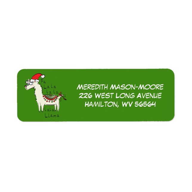 Llama Niedlich Funny Christmas Holiday (Vorne)