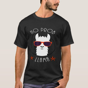 Llama No Prob Lama Damen T-Shirt