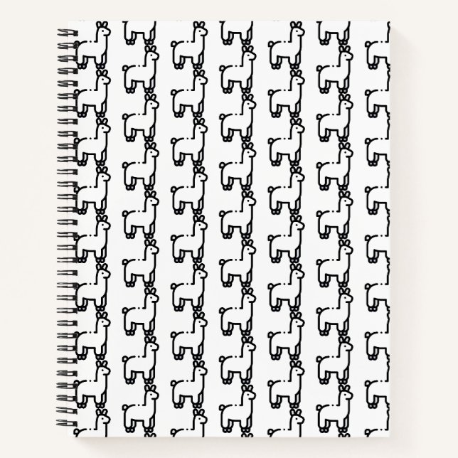 Llama Notizbuch (Vorderseite)