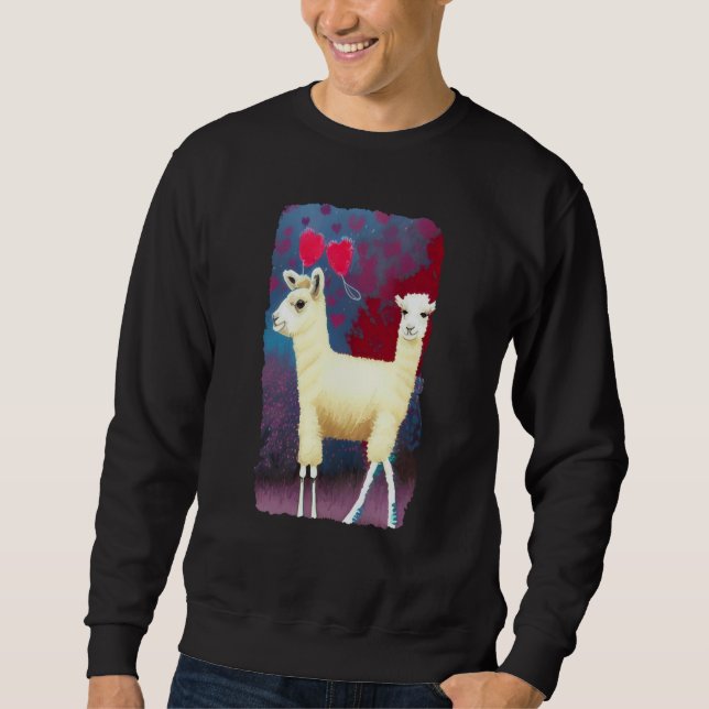 Llama of love 03 sweatshirt (Vorderseite)