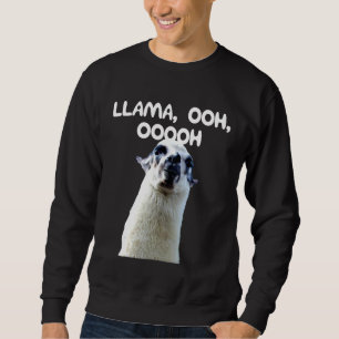 Llama Ooooh Classic Rock Rhapsody Song Sweatshirt