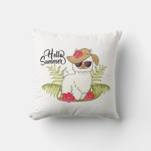 Llama Outdoor Pillow Kissen
