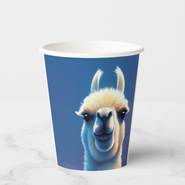 Llama Pappbecher (Vorderseite)