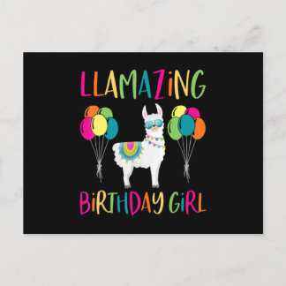 Llama Party Alpaka Postkarte