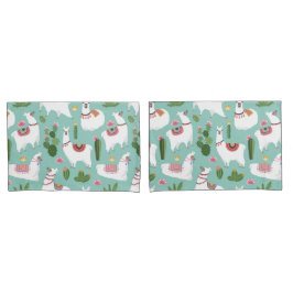 Llama Pattern Kissenbezug