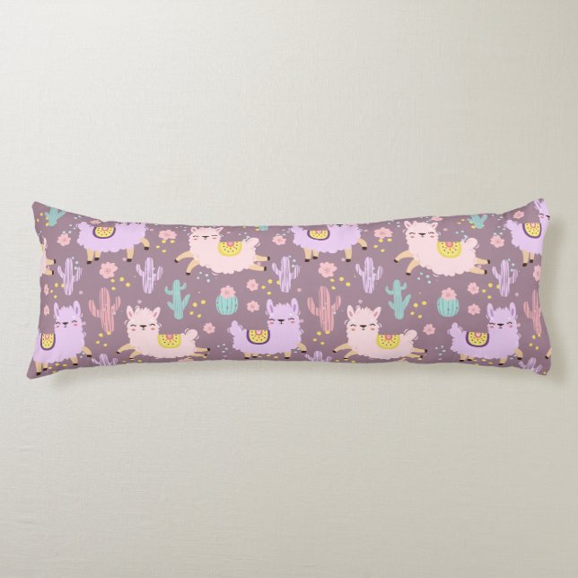 Llama Pattern Seitenschläferkissen (Vorderseite)