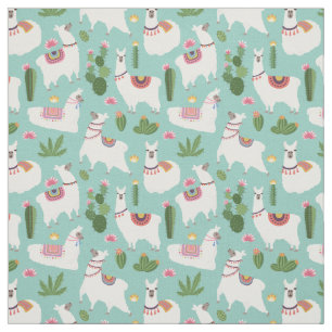 Llama Pattern Stoff