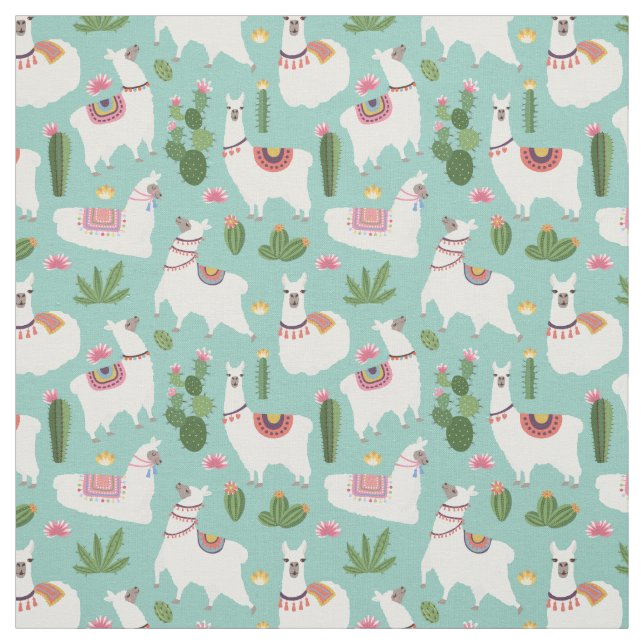 Llama Pattern Stoff (Muster)
