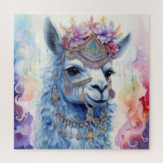 Llama Portrait Jigsaw Puzzle (Vertikal)