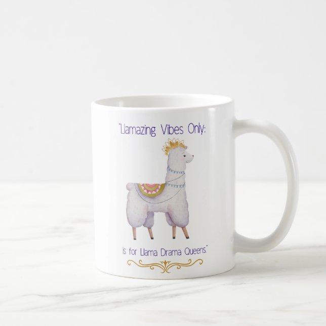 LLAMA QUOTE KAFFEETASSE (Rechts)