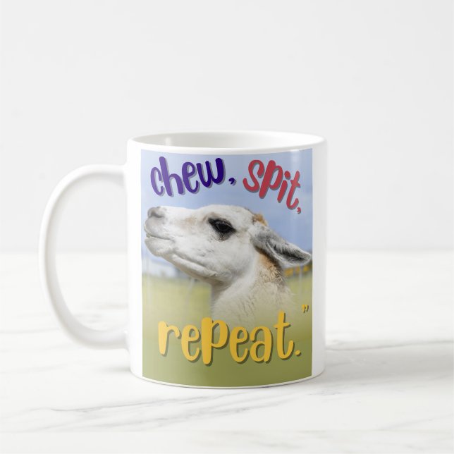 LLAMA QUOTE KAFFEETASSE (Links)