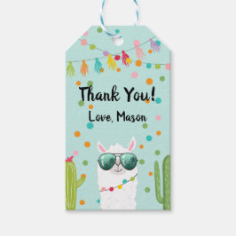 Llama Rama Vielen Dank für Tags Geburtstag Fiesta Geschenkanhänger