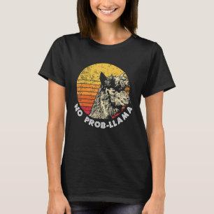 Llama Retro Kein Problem Llama T-Shirt