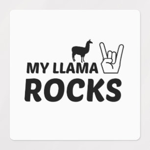 LLAMA ROCKS ETIKETTEN
