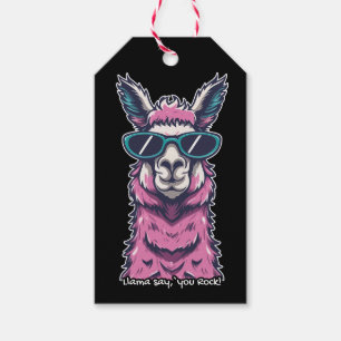 Llama sagt dir Rock   Quirkische Pose in Sonnenbri Geschenkanhänger