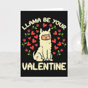 Llama sei dein Valentinstag Süße Alpaka Männer Fra Karte
