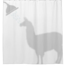 Llama Shadow Silhouette Shadow Buddies Dusche Duschvorhang