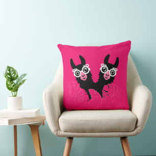 Llama Sisters Kissen