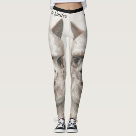 Llama Smile Original Art Workout Leggings