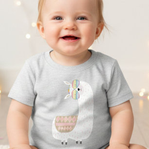 LLama Spaß, bunte Pastellfarben Kinder Baby T-shirt