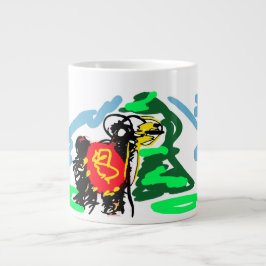 Llama Spaß   Jumbo-Tasse